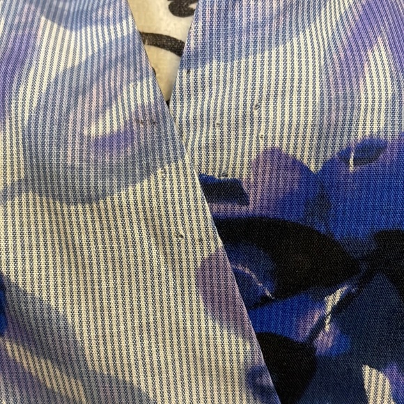 Ivanka Trump Women's Printed Floral Faux WrapDress 10 - Picture 8 of 9